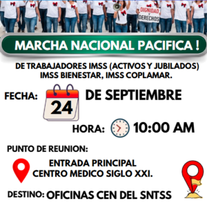 24 de septiembre: Nuestra primera marcha